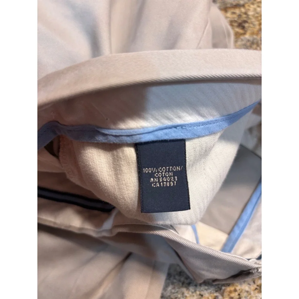 Banana Republic‎ Dawson Chinos Mens 33/32 Khaki Tan Straight Leg Cotton Pants